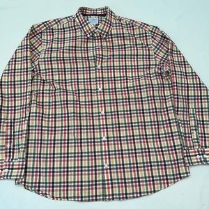 Mens L.L.Bean Size‎ XL Long Sleeve Button Down Slightly Fitted 100%Cotton Shirt